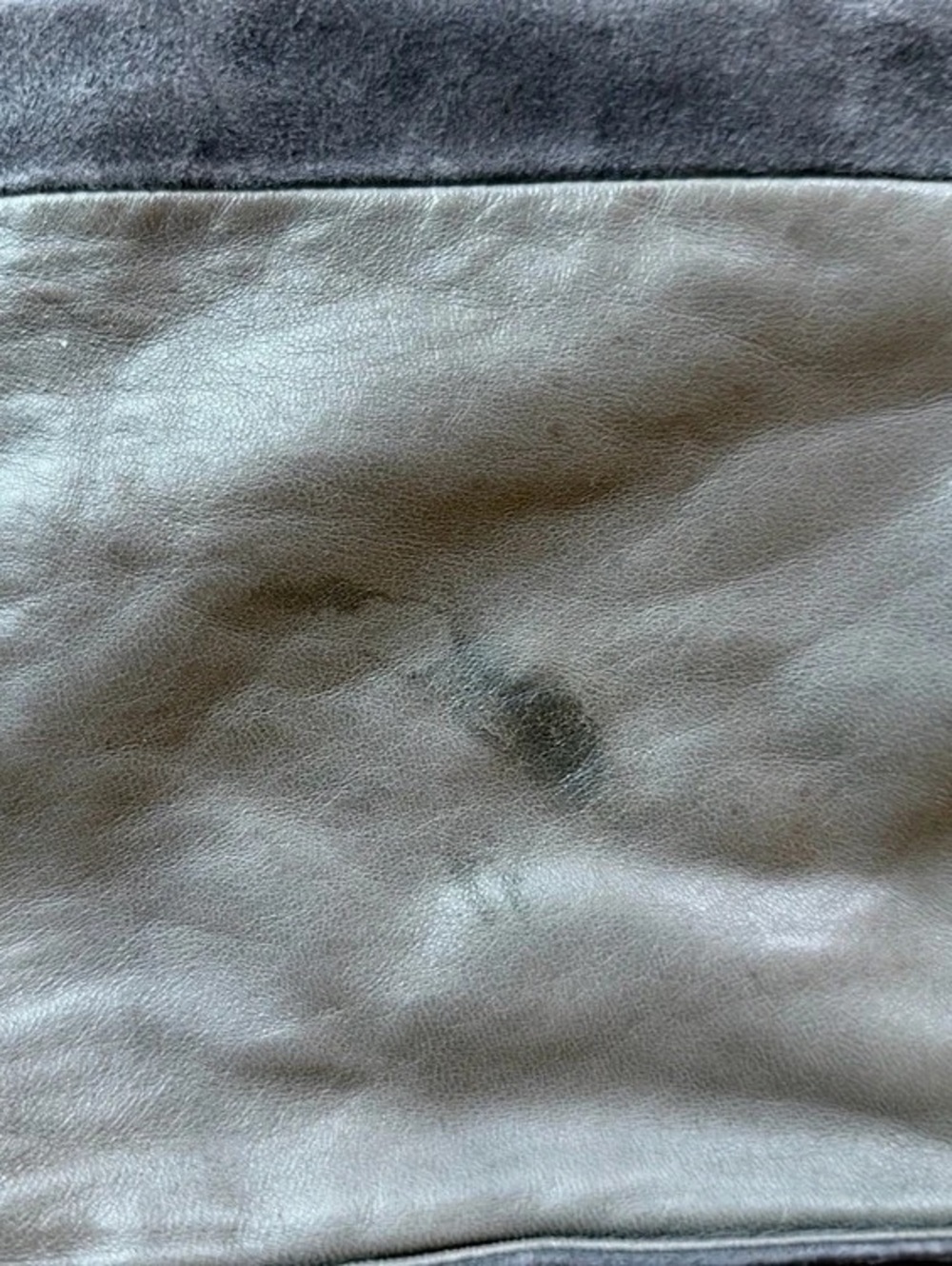 Vintage Marc Jacobs Collection Leather and Suede dark grey Straight Leg Pants Si - Picture 6 of 9
